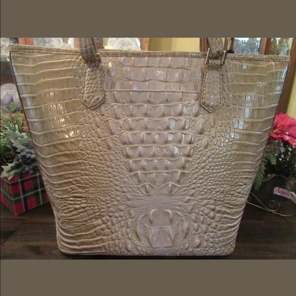 New Brahmin LG Croco Leather Asher Chiffon Ombre - Picture 6 of 6